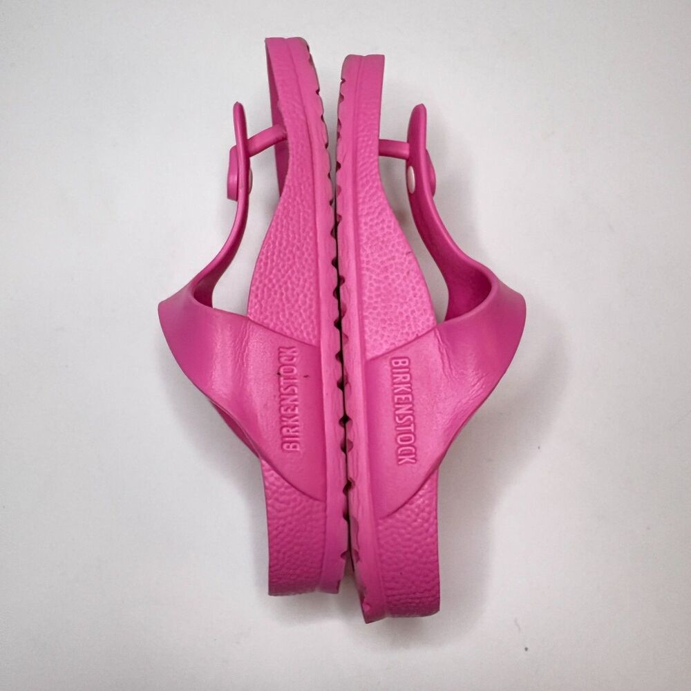 BIRKENSTOCK Gizeh Pink White Eva Sandals Summer Beach Womens Sz Eu 38/US 7-7.5 - Picture 8 of 8